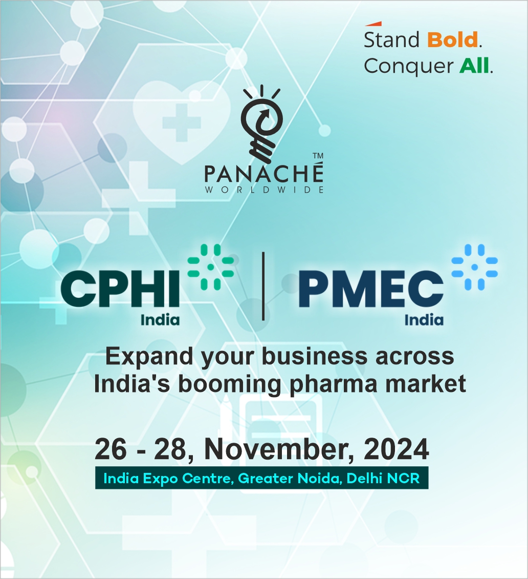 Exhibition Stand/Booth Designer CPHI PMEC India 2024 Panache Exhibitions